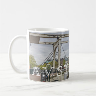 Taza De Café Paro de vista del puente Amsterdam Walter Suskind