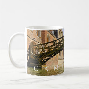 Taza De Café Paro de vista del puente matemático de Cambridge