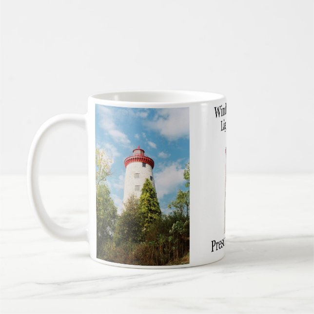 Taza De Café Paro del faro de Windmill Point (Izquierda)