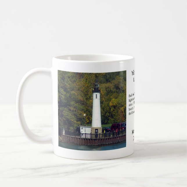 Taza De Café Paro del faro de Windmill Point (Izquierda)