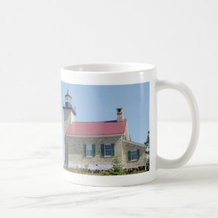 Taza De Café Paro del faro del puerto de cobre