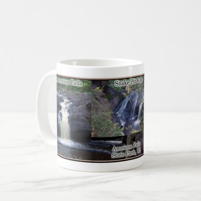 Taza De Café Paro del Parque Estatal Amnicon Falls (Anverso izquierdo)