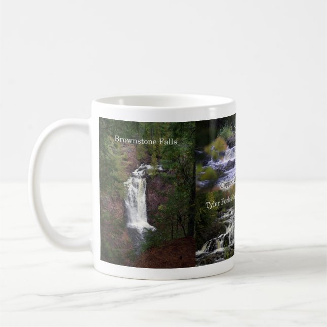 Taza De Café Paro del Parque Estatal Copper Falls (Izquierda)