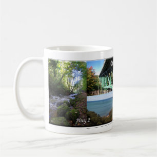 Taza De Café Paro del puente del río Cut