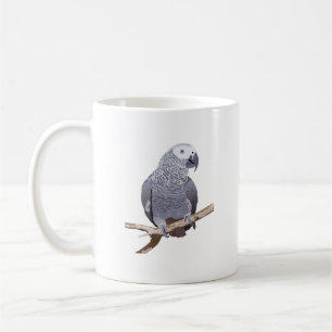 Taza De Café Paro gris africano