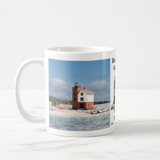 Taza De Café Paro ligero de la isla redonda (Izquierda)