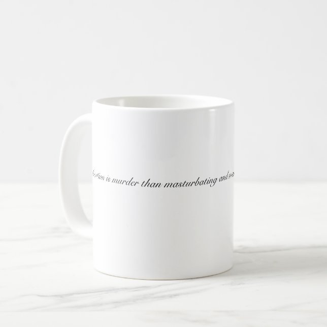 Taza De Café paro pro aborto (Anverso izquierdo)