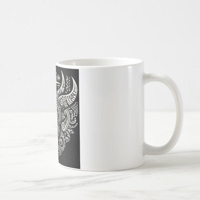 Taza De Café paro tribal extraño (Derecha)