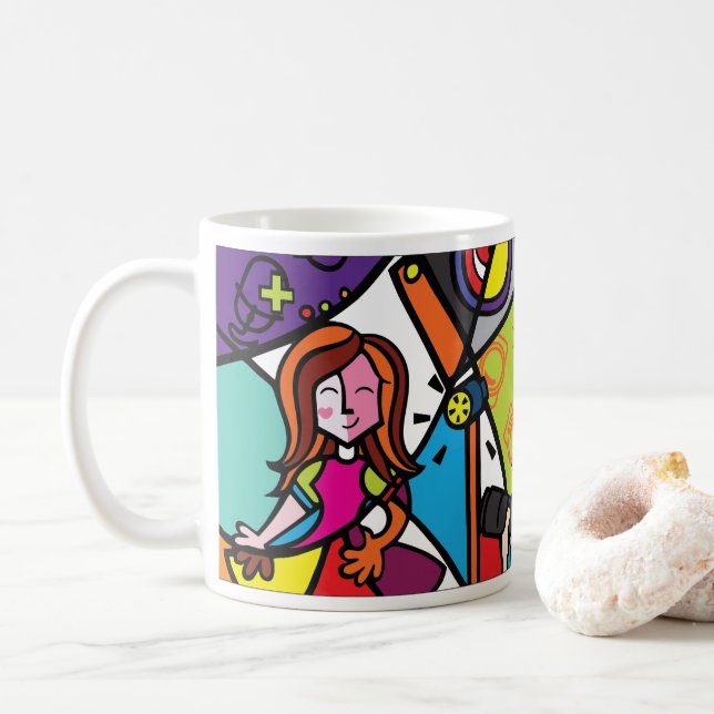 Taza De Café paro único (Con donut)
