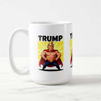 Taza De Café Parodic Superhero Trump Caricature
