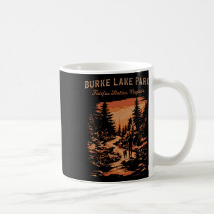 Taza De Café Parque Burke Lake Fairfax Station Virginia Sendero