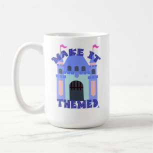 Taza De Café Parque de Castillo Temático Divertido 