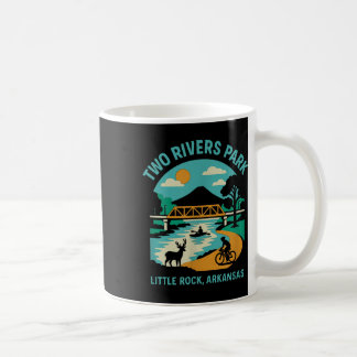 Taza De Café Parque De Dos Ríos En Little Rock, Arkansas, Bridg