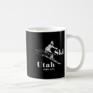 Taza De Café Parque de esquí Utah City Long Sleeve Ski Tee