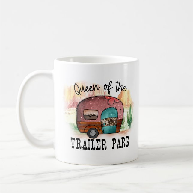 Taza De Café Parque De La Reina Del Trailer (Izquierda)