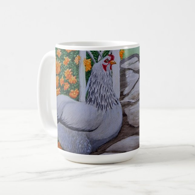 Taza De Café Parque del pollo feliz (Anverso izquierdo)
