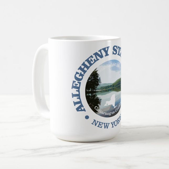 Taza De Café Parque Estatal Allegheny (SP) (Anverso izquierdo)