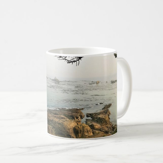 Taza De Café Parque Estatal Cape Arago, Costa de Oregón (Anverso derecho)