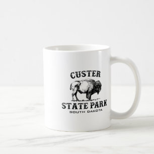 Taza De Café Parque Estatal Custer Dakota del Sur Recuerdo Biso