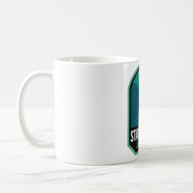 Taza De Café Parque Estatal de la Roca Hambrienta Illinois (Izquierda)