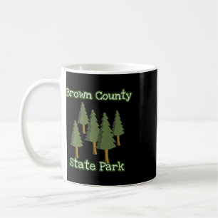 Taza De Café Parque Estatal del Condado de Brown Indiana Bosque