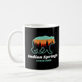 Taza De Café Parque Estatal Indian Springs Georgia Bear Retro