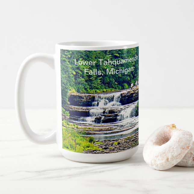 Taza De Café Parque estatal Lower Tahquamenon Falls, MI (Con donut)