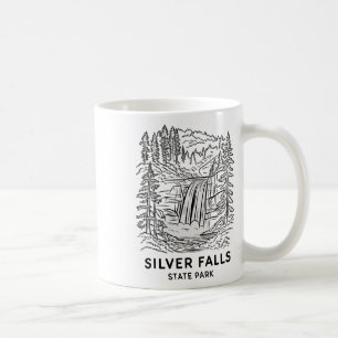 Taza De Café Parque Estatal Silver Falls Oregon Camping de Casc