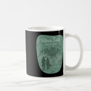 Taza De Café Parque Estatal Silver Falls Oregon Senderismo Retr
