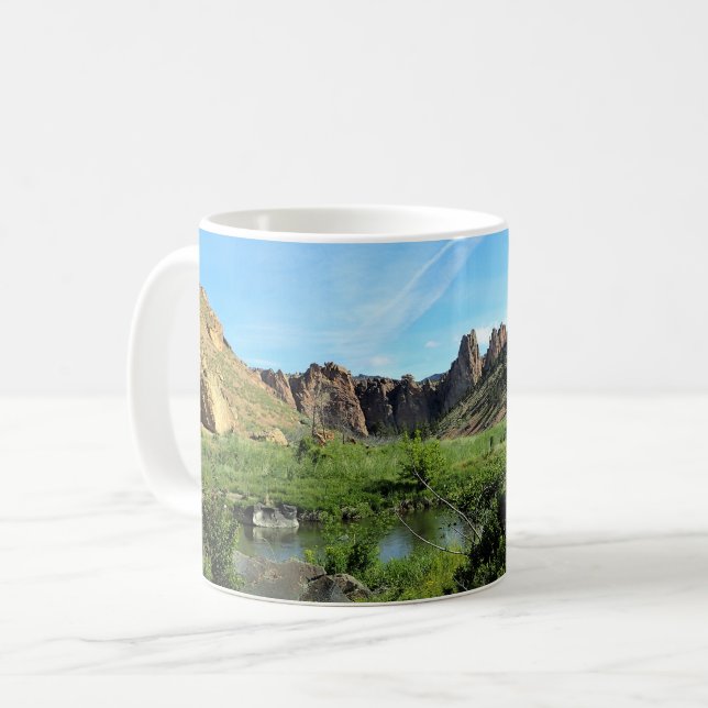 Taza De Café Parque Estatal Smith Rock, Oregón (Anverso izquierdo)