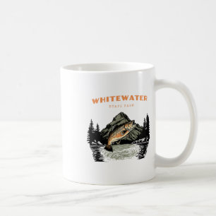 Taza De Café Parque Estatal Whitewater Pesca Vintage Retro