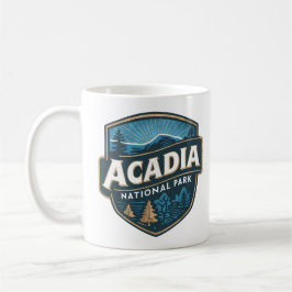 Taza De Café Parque nacional Acadia Emblem