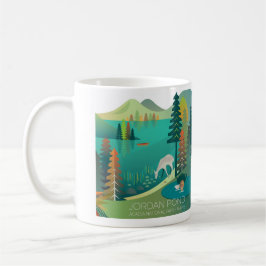 Taza De Café Parque Nacional Acadia, Jordan Pond Mug