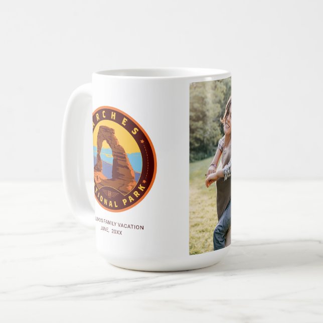 Taza De Café Parque nacional Arches (Anverso izquierdo)