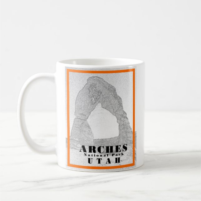 Taza De Café Parque nacional Arches Mug (Izquierda)