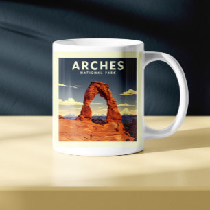 Taza De Café Parque nacional Arcos de Vintage