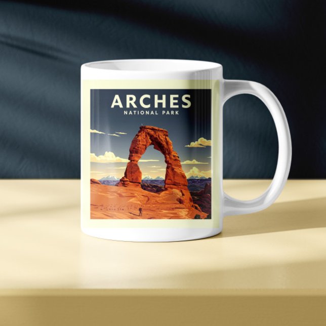 Taza De Café Parque nacional Arcos de Vintage (Subido por el creador)