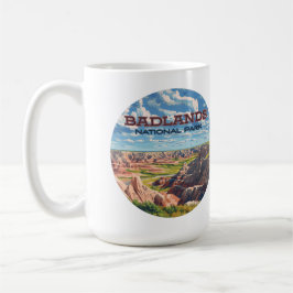Taza De Café Parque nacional Badlands Dakota del Sur