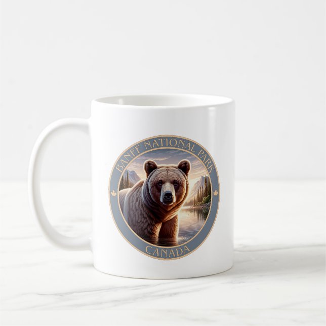 Taza De Café Parque nacional Banff Canadá (Izquierda)