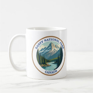 Taza De Café Parque nacional Banff Retro