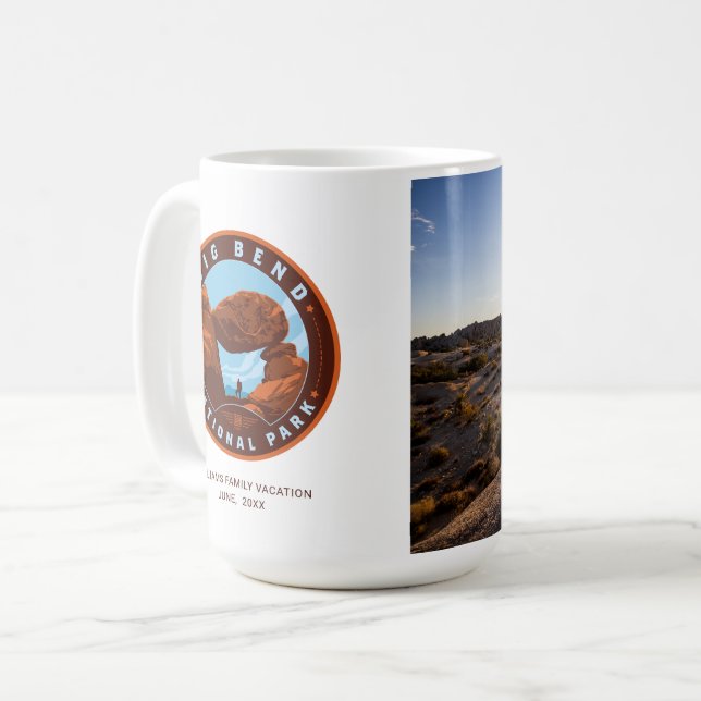 Taza De Café Parque nacional Big Bend (Anverso izquierdo)