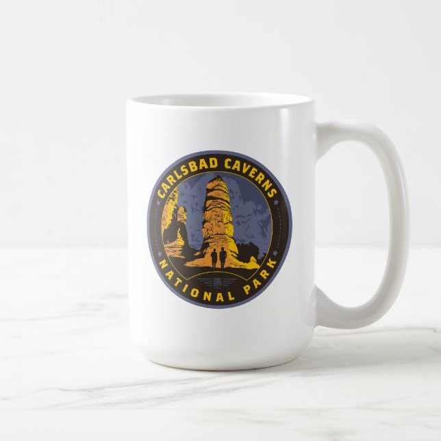 Taza De Café Parque nacional Carlsbad (Derecha)