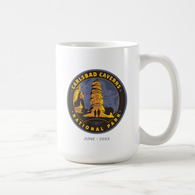Taza De Café Parque nacional Carlsbad (Derecha)