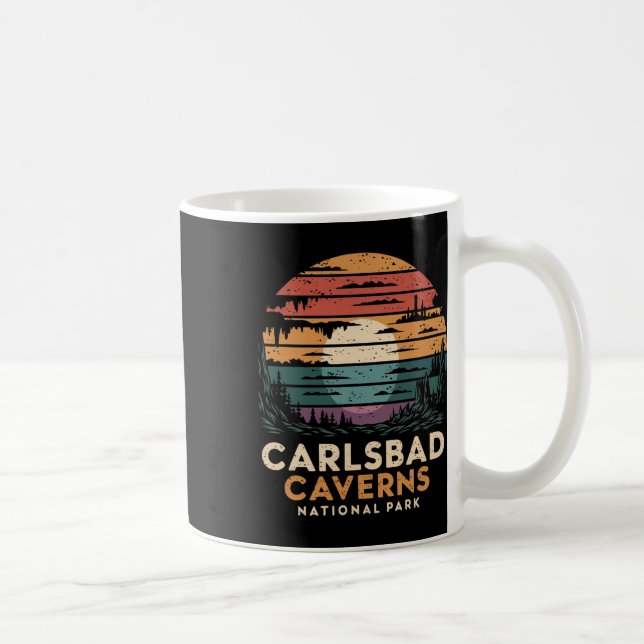 Taza De Café Parque Nacional Carlsbad Caverns Nuevo México Send (Derecha)