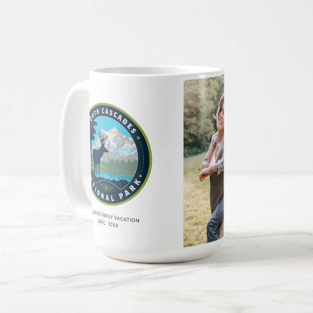 Taza De Café Parque nacional Cascades del Norte (Anverso izquierdo)