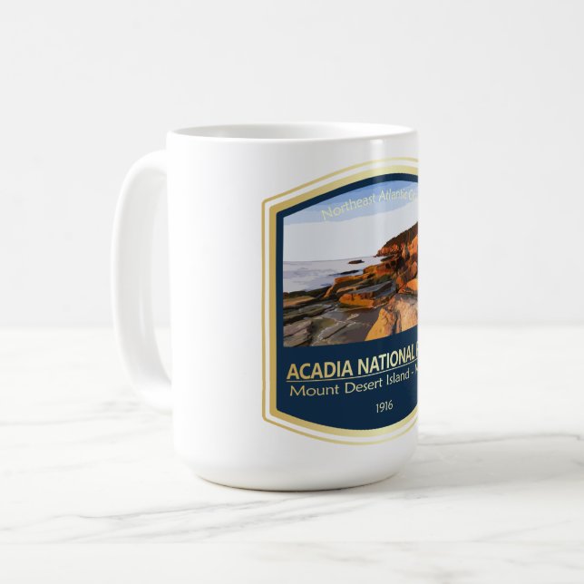 Taza De Café Parque nacional de Acadia (PF1) (Anverso izquierdo)