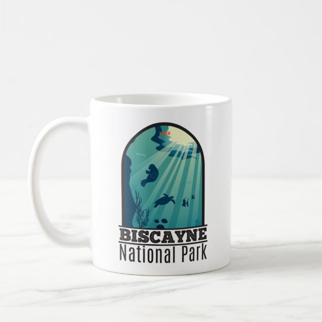 Taza De Café Parque nacional de Biscaye Marítimo Submarino de F (Izquierda)