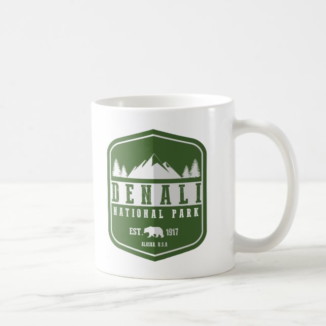 Taza De Café Parque nacional de Denali (Derecha)