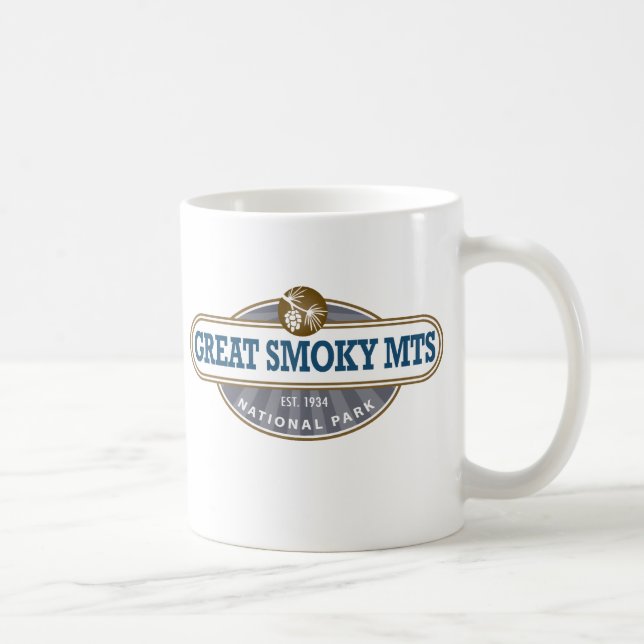 Taza De Café Parque nacional de Great Smoky Mountains (Derecha)