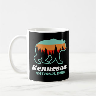 Taza De Café Parque nacional de Kennesaw: regalo de retro para